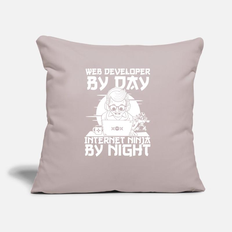 Web Developer Web Developer Web Developer Sofa pillow with filling 45cm x 45cm