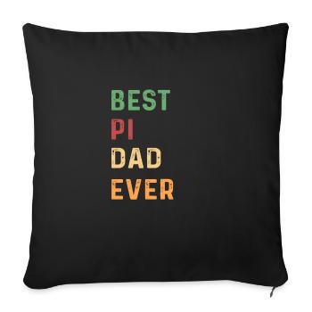 Best Private Detective Dad Ever. Private - Sofa pillow with filling 45cm x 45cm - black - Front