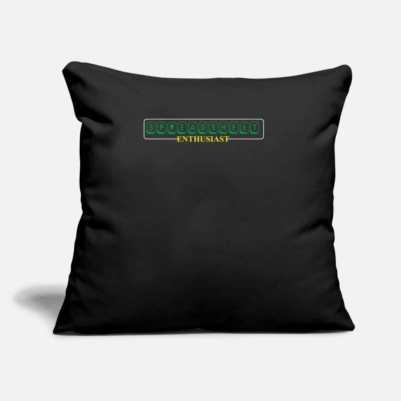 Feuille de calcul comptable CPA Fun Comptable Drôle Coussin et housse de 45 x 45 cm