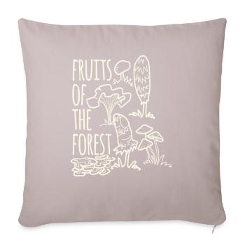 Cueillette Fruits de passe-temps de la forêt - Coussin et housse de 45 x 45 cm - taupe clair - Devant