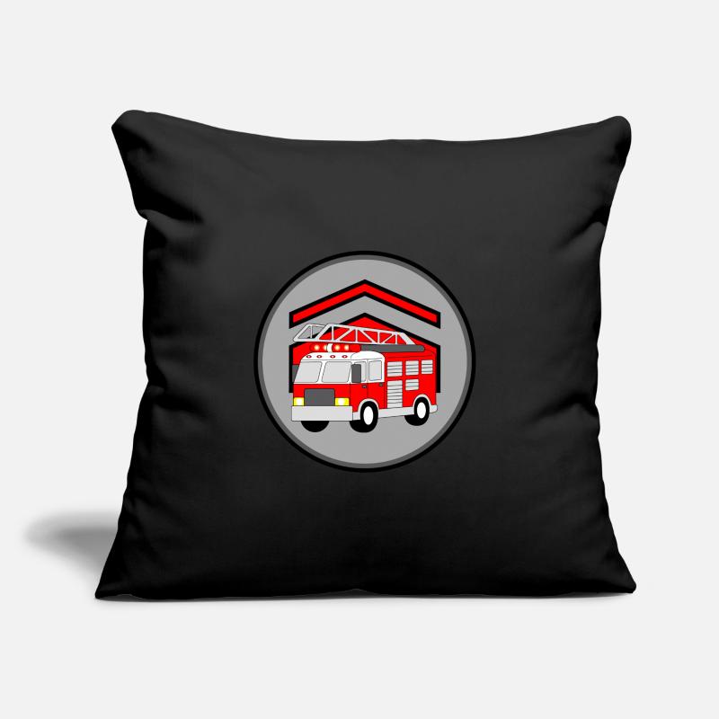 Fire engine Sofa pillow with filling 45cm x 45cm