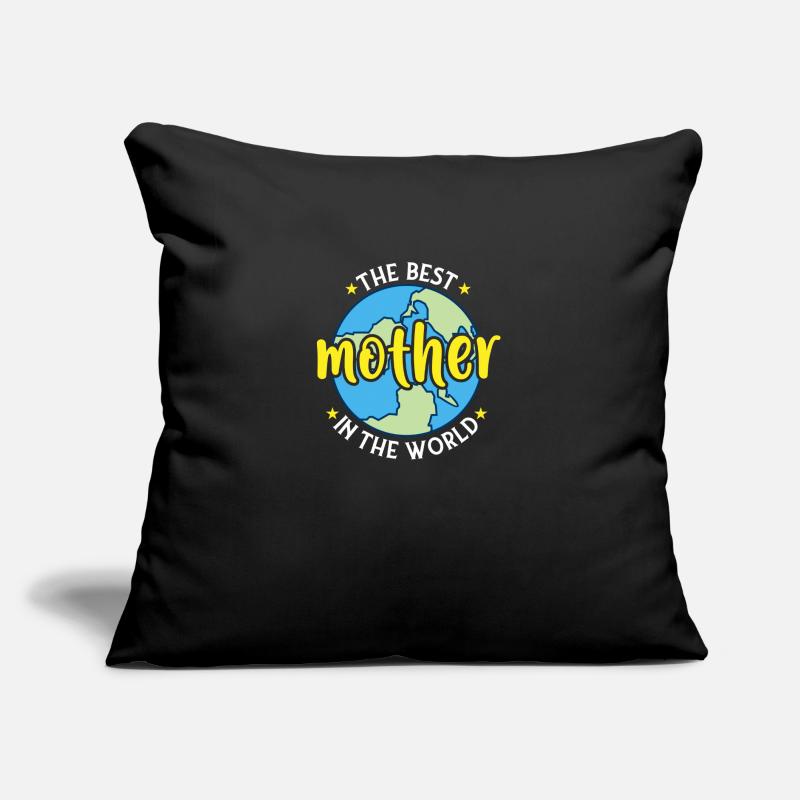 Die beste Mutter der Welt - Mama Frau Muttertag Sofakissen mit Füllung 45 x 45 cm