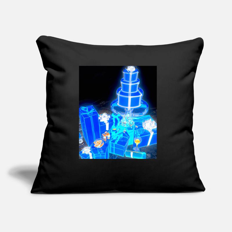 Weihnachten Weihnachtsbaum Schematic Blaupause Sofakissen mit Füllung 45 x 45 cm