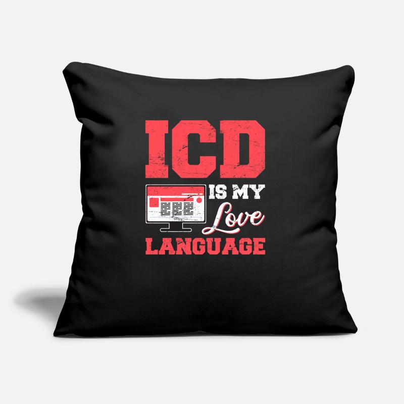 Funny Medical Coder ICD Medical Coding Medical Bil Sofa pillow with filling 45cm x 45cm