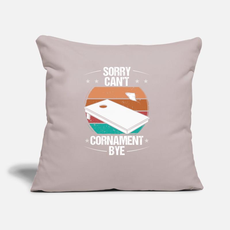 Cornhole Player Sorry Cant Cornament Bye TosserCor Sofakissen mit Füllung 45 x 45 cm