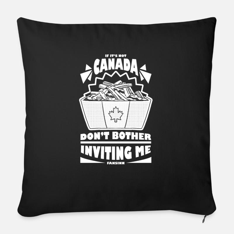 Canada - Sofakissen mit Füllung 45 x 45 cm - Schwarz