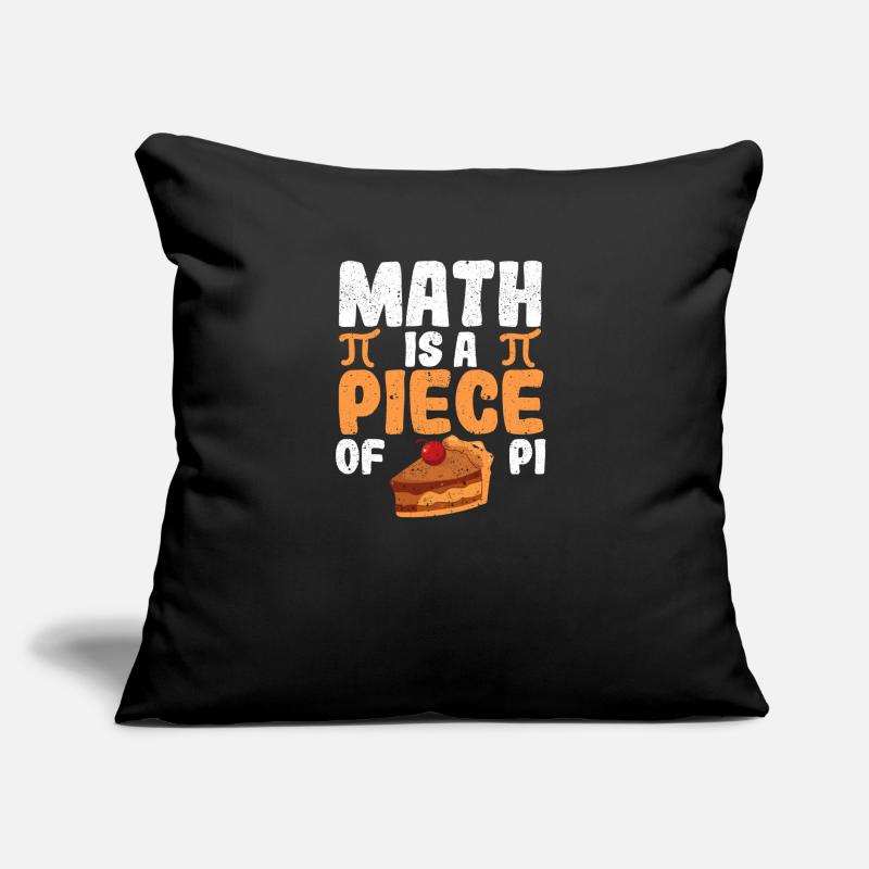 Math is a piece of cake Fun Pi Day Math Sofa pillow with filling 45cm x 45cm