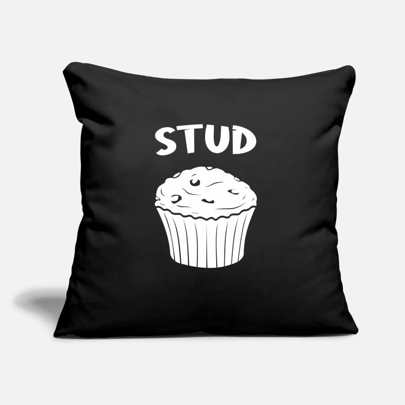 Simple and Cute Stud Muffi Sofakissen mit Füllung 45 x 45 cm