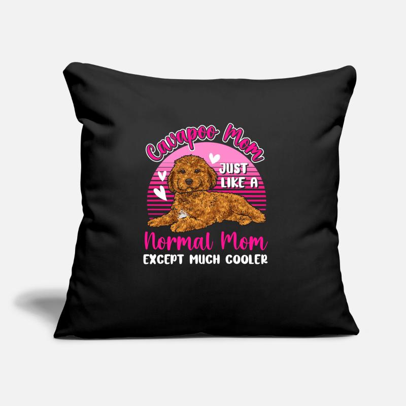 Cavapoo Cavoodle Capoodle Chien Coussin et housse de 45 x 45 cm