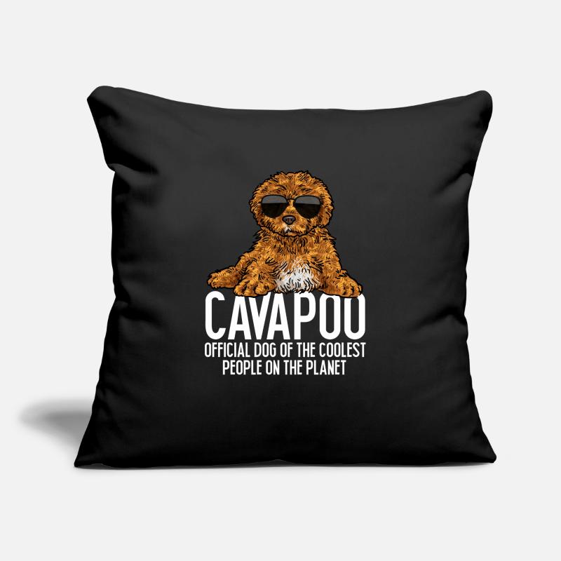 Cavapoo Cavoodle Capoodle Hund Sofakissen mit Füllung 45 x 45 cm