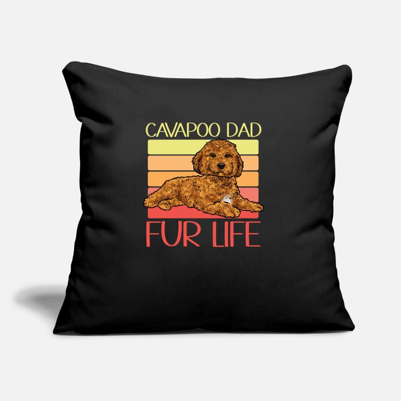 Cavapoo Cavoodle Capoodle Hund Sofakissen mit Füllung 45 x 45 cm