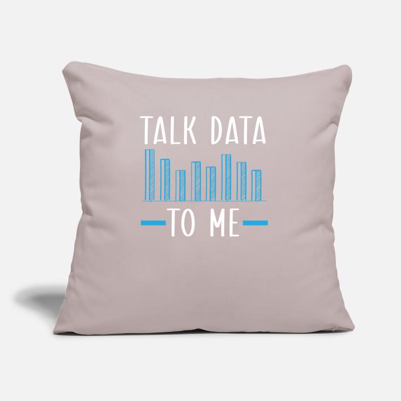 Talk Data To Me Statistikberuf Statistiker Sofakissen mit Füllung 45 x 45 cm