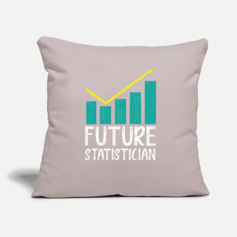 Future Statistician Data Analyst Job Statistics Sofa pillow with filling 45cm x 45cm