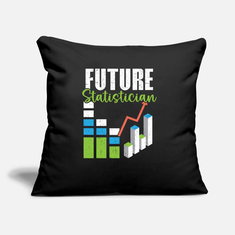 Future Statistician Data Analyst Job Statistics Sofa pillow with filling 45cm x 45cm