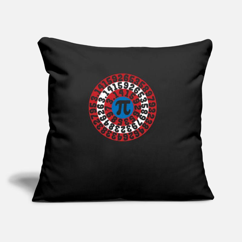 Mathematician Captain Pi Superhero Math Nerd Geek Sofa pillow with filling 45cm x 45cm