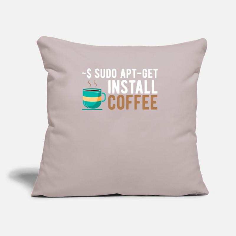 ~$ sudo apt-get install coffee Linux Programmer Sofa pillow with filling 45cm x 45cm
