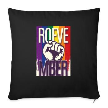 Roevember Election November Politic - Sofa pillow with filling 45cm x 45cm - black - Front