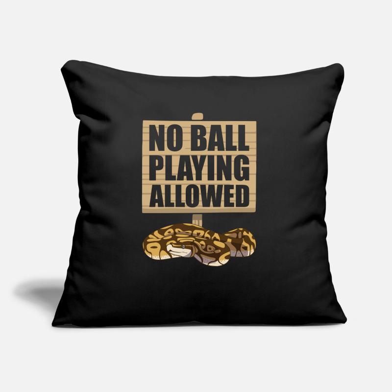 Funny Ball Python Snake Sofa pillow with filling 45cm x 45cm