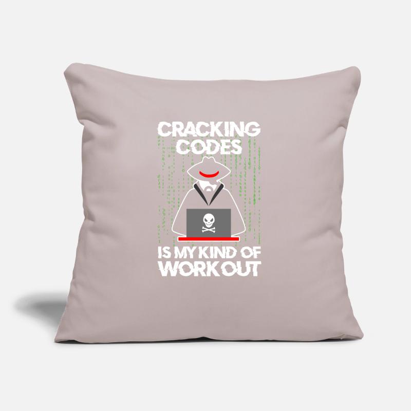 Cybersecurity Professional Hacker Cracking Codes Sofa pillow with filling 45cm x 45cm