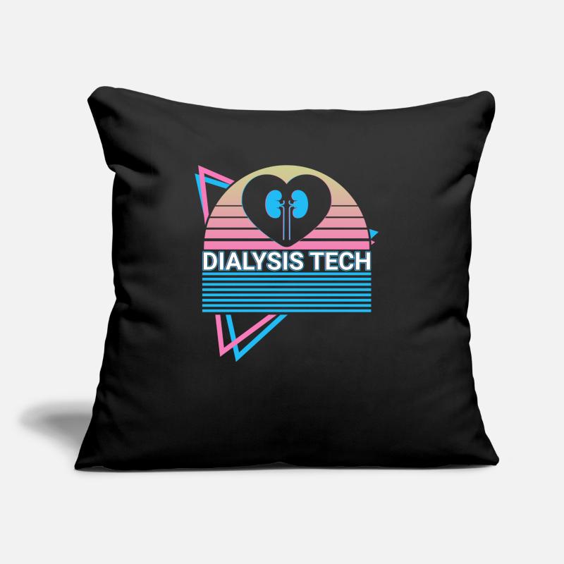 Dialyse-Techniker Dialyse-Techniker Retro Sofakissen mit Füllung 45 x 45 cm