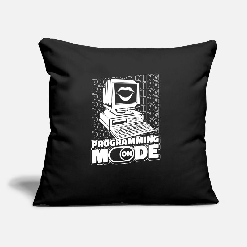 Développeur Coder Programmeur Mode activé Coussin et housse de 45 x 45 cm