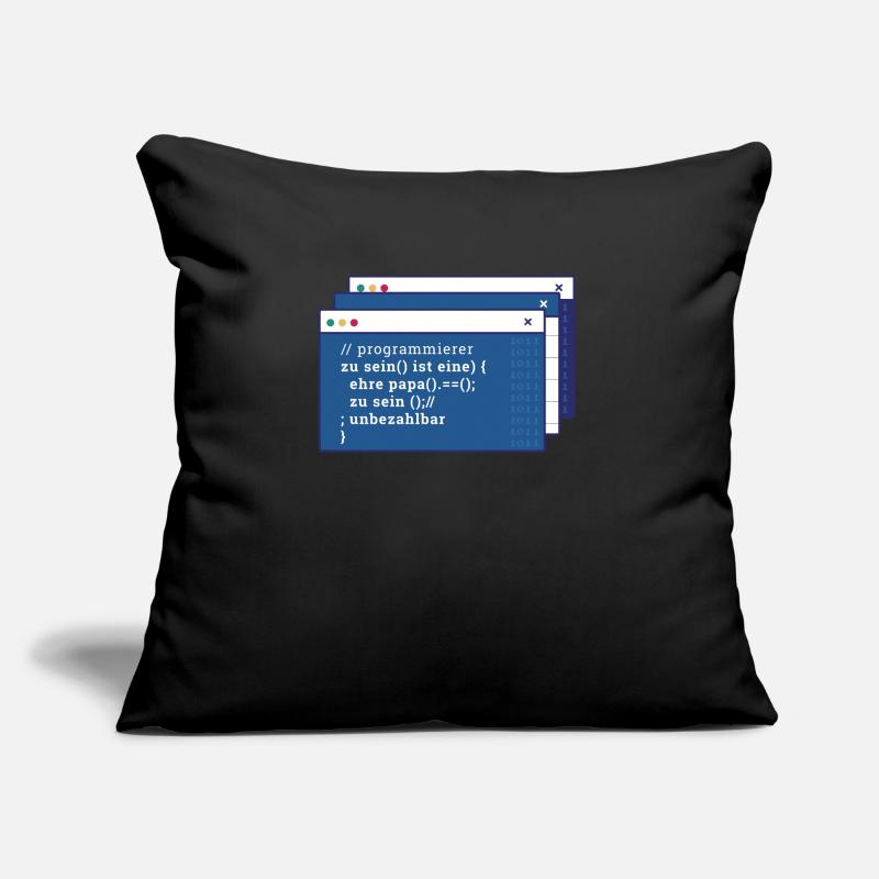 Entwickler Coder Programmierer Vater Sofakissen mit Füllung 45 x 45 cm