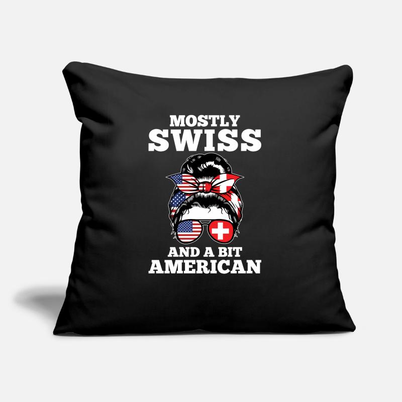 Schweizer Schweizer Schweiz Geschenk Sofakissen mit Füllung 45 x 45 cm