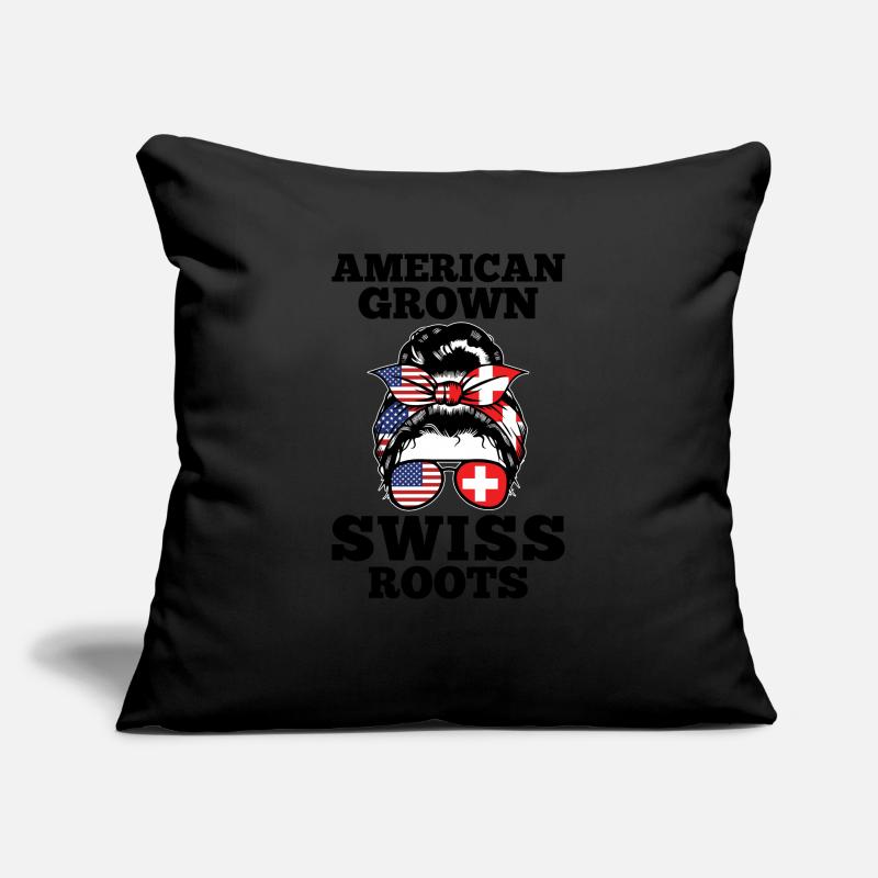 Schweizer Schweizer Schweiz Geschenk Sofakissen mit Füllung 45 x 45 cm