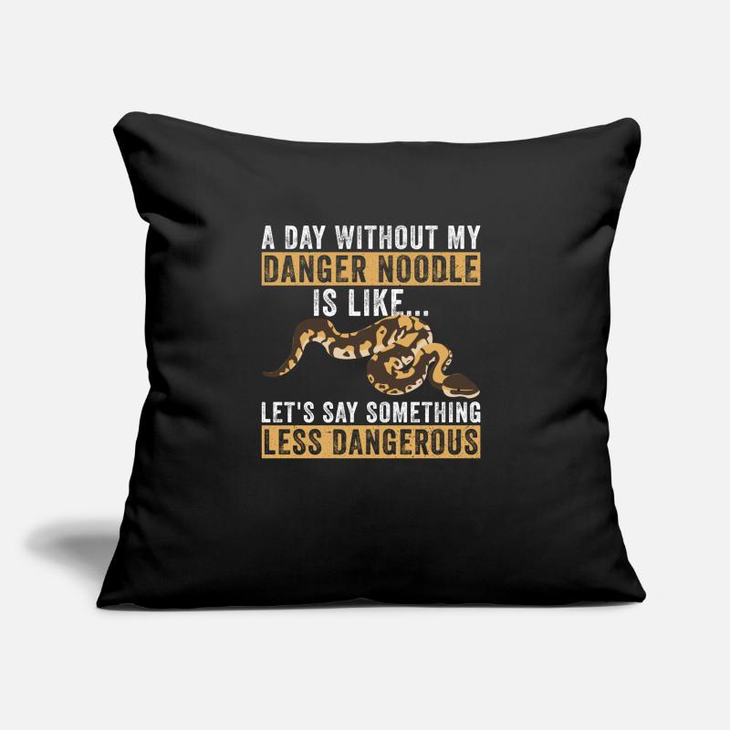 Königspython Banana Ball Python Danger Noodle Sofa pillow with filling 45cm x 45cm
