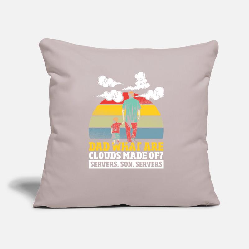 What Are Clouds Made Of Programming Programmer Sofakissen mit Füllung 45 x 45 cm