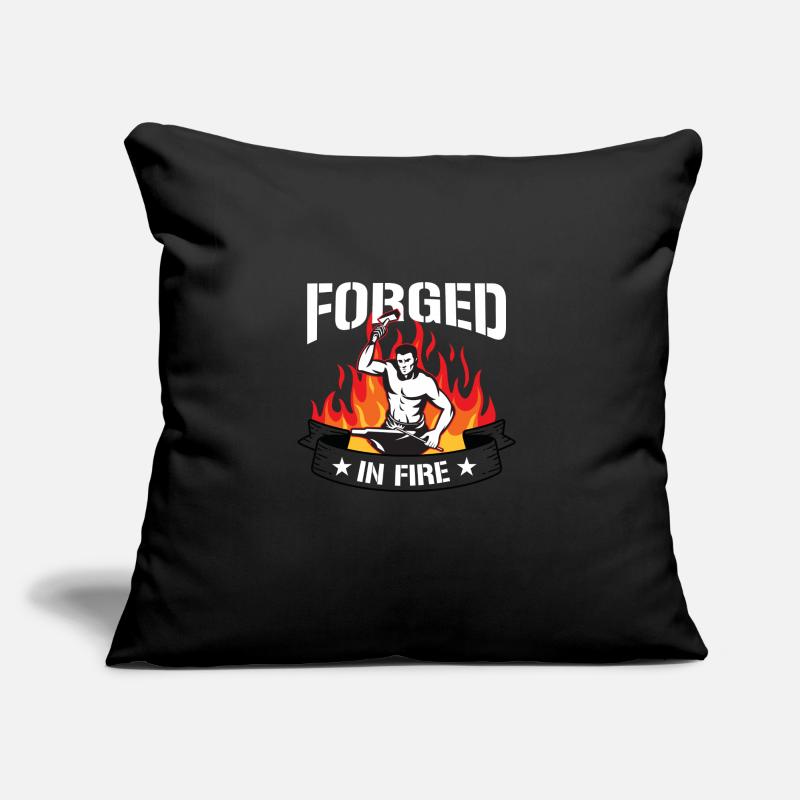 Idée de cadeau forgé dans le feu Forger Coussin et housse de 45 x 45 cm