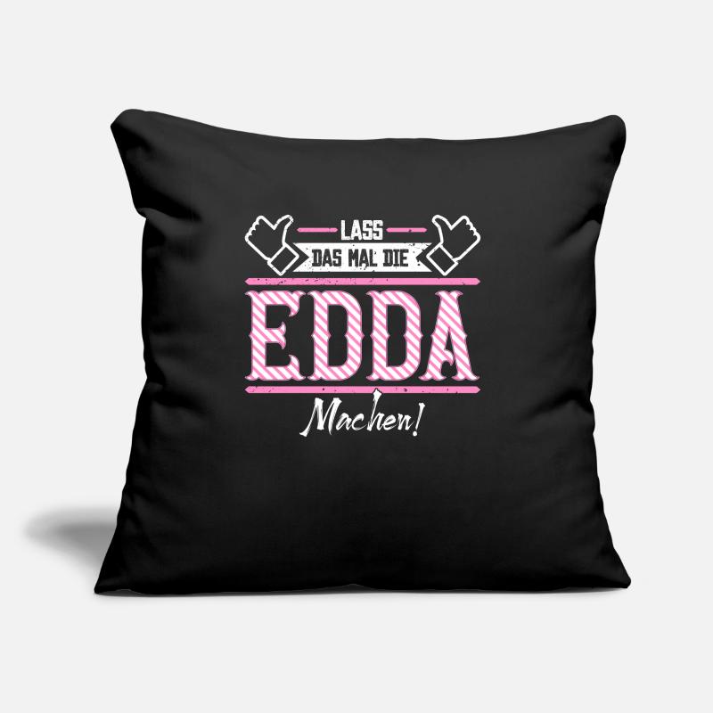 Edda Geschenkidee Geschenk Geburtstag Sofakissen mit Füllung 45 x 45 cm