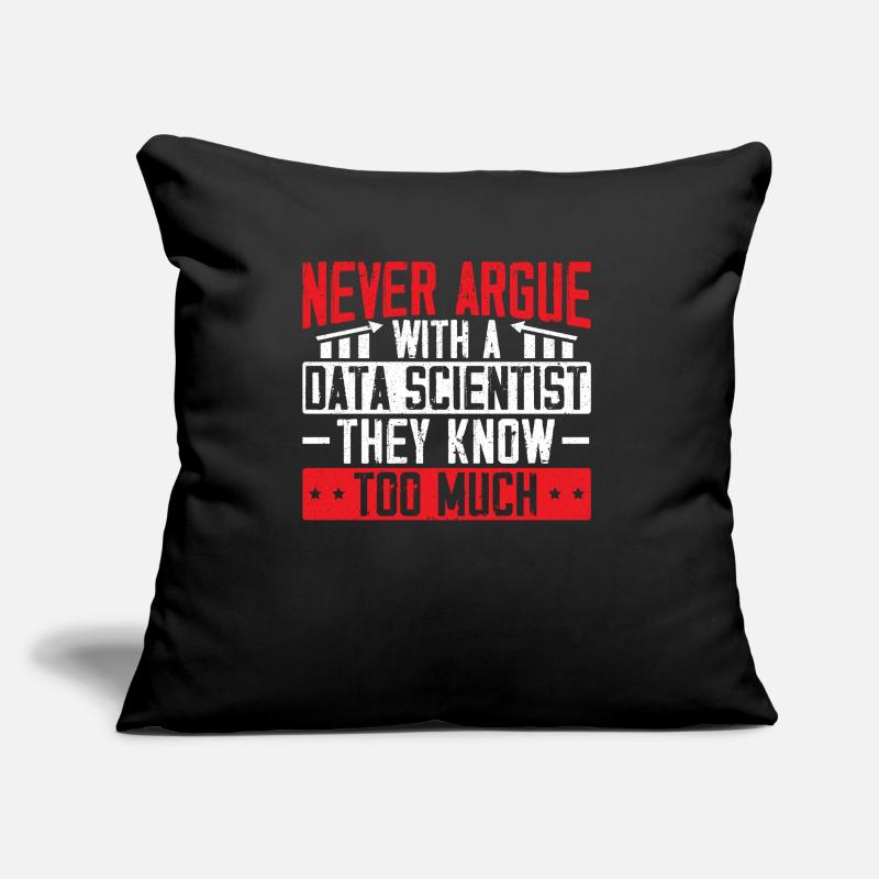 Data Whisperer Job Data Scientist Data Science Sofa pillow with filling 45cm x 45cm