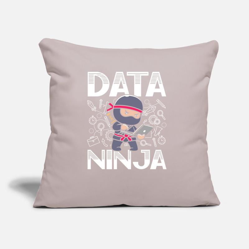 Data Ninja Data Whisperer Data Scientist Sofa pillow with filling 45cm x 45cm