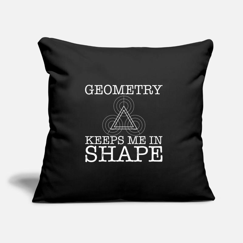 Geometry Keeps Me In Shape Sofakissen mit Füllung 45 x 45 cm