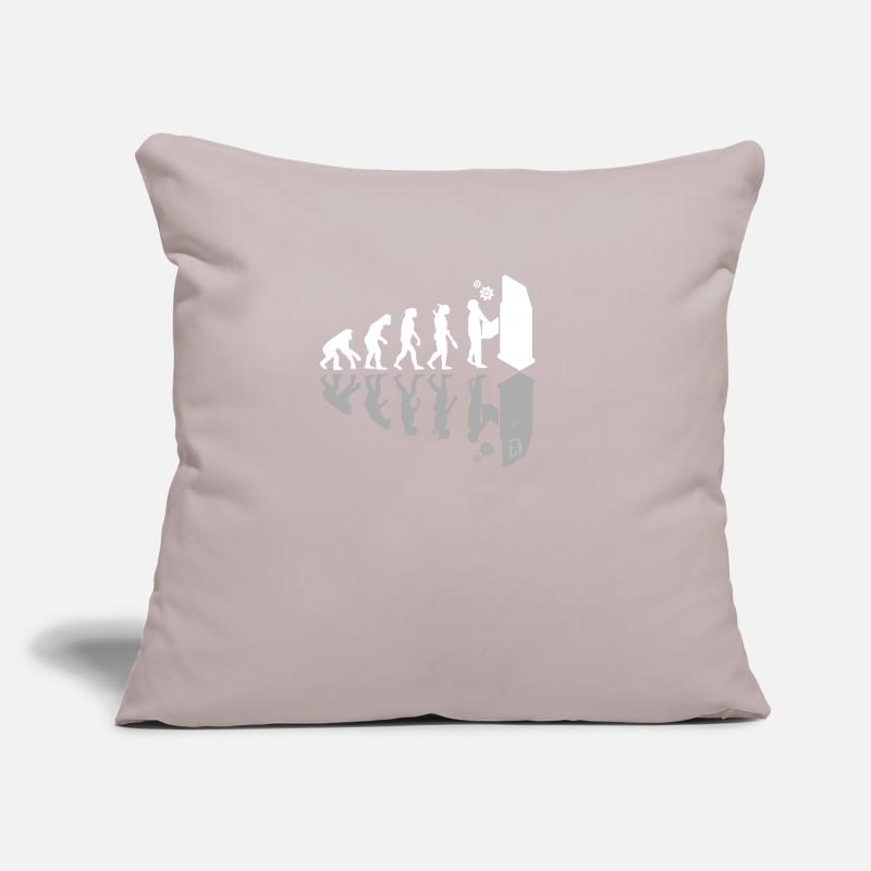 CNC Machine Operator Human Evolution Machinist Sofa pillow with filling 45cm x 45cm