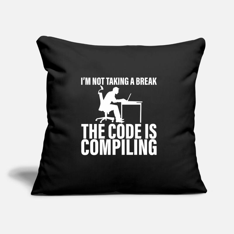 Je ne fais pas de pause, le code compile 4 Coussin et housse de 45 x 45 cm