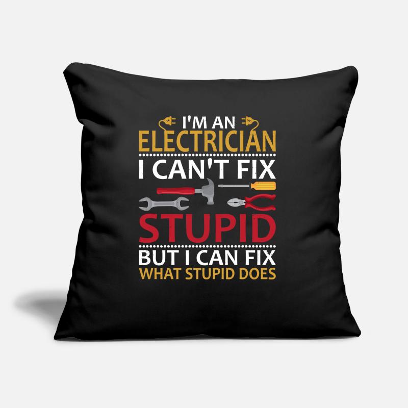 Electrician Electronics Technician Electrical Engineer Sofa pillow with filling 45cm x 45cm
