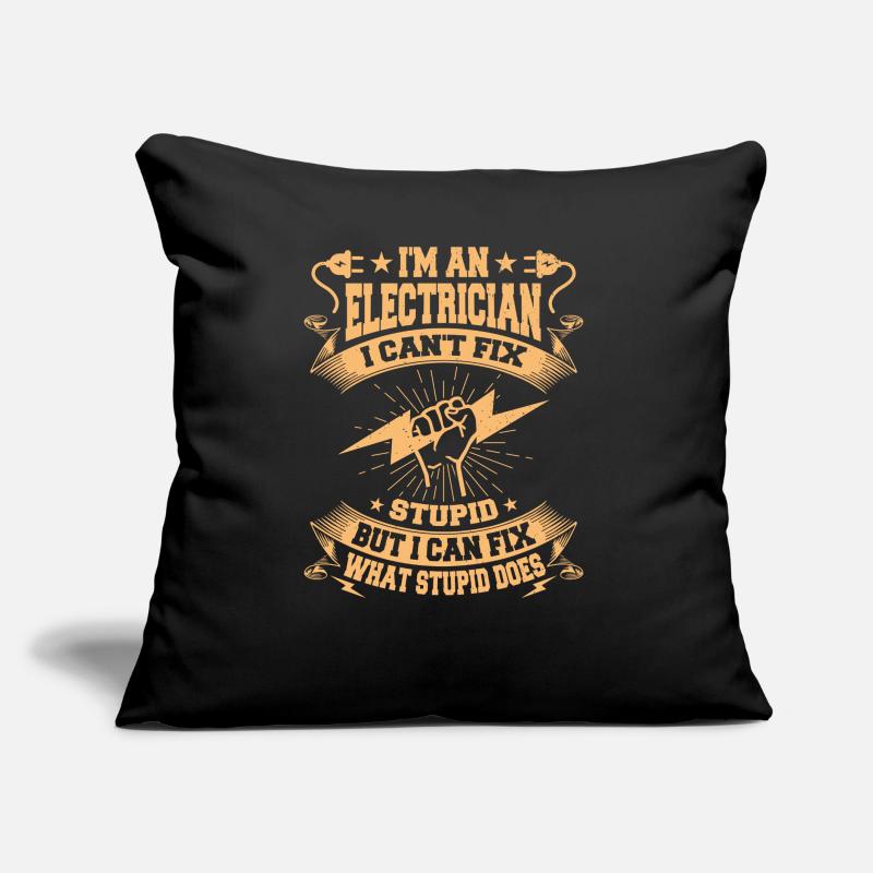 Electrician Electronics Technician Electrical Engineer Sofa pillow with filling 45cm x 45cm