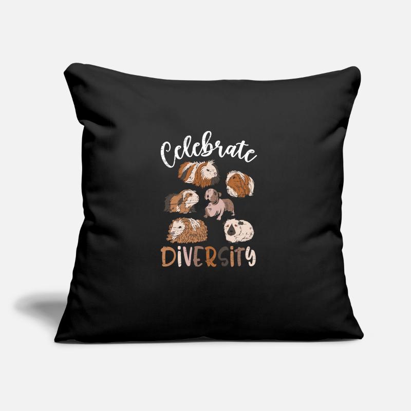 Variété - Drôle de cochon d’Inde-nice Coussin et housse de 45 x 45 cm