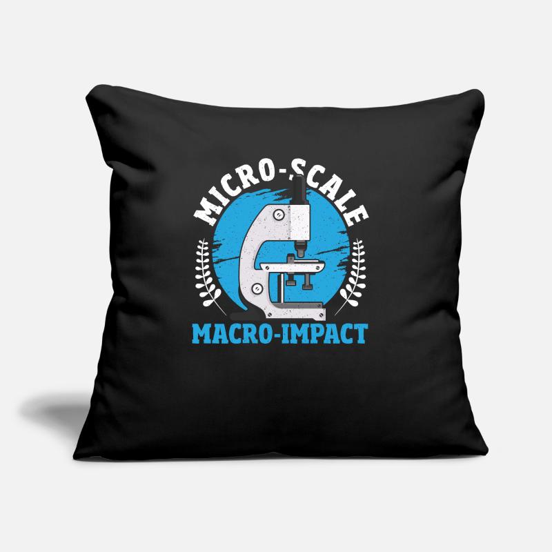 Micro-Scale, Macro-Impact Microbiology Sofa pillow with filling 45cm x 45cm