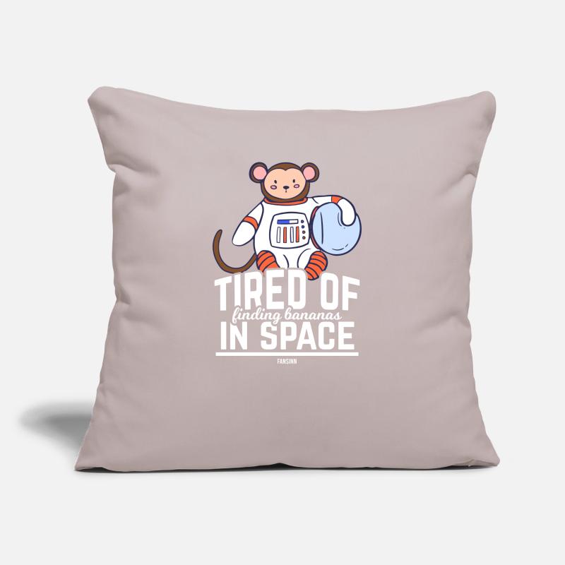 Monkey Moon Universe astronaute de l’espace Coussin et housse de 45 x 45 cm
