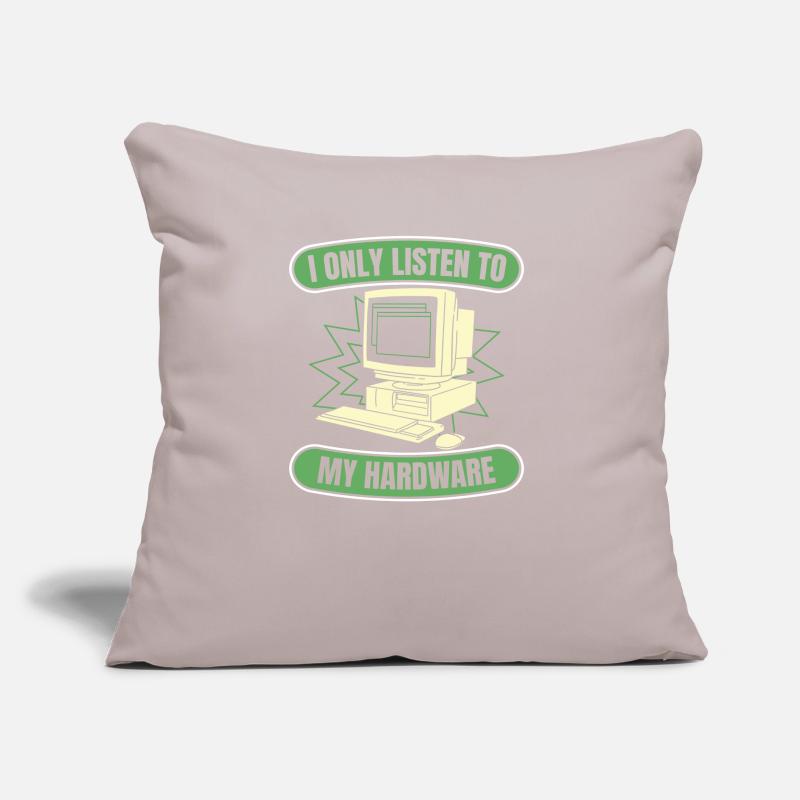 Developer Coder Programmer Hardware Sofa pillow with filling 45cm x 45cm