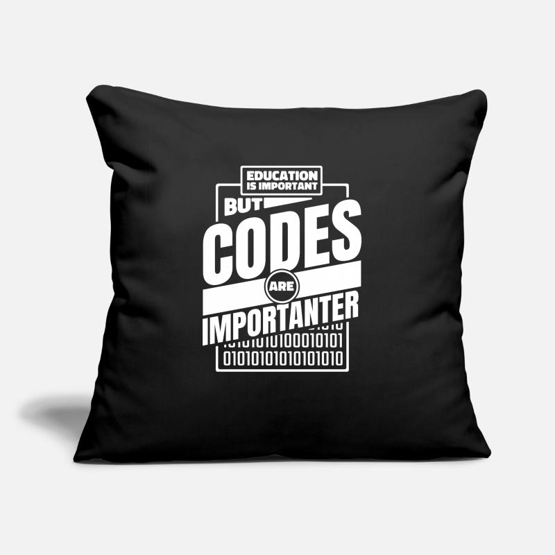 Developer Coder Programmer Funny Sofa pillow with filling 45cm x 45cm