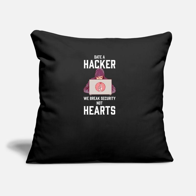 Hacker Programmeur Développeur Informatique Coussin et housse de 45 x 45 cm