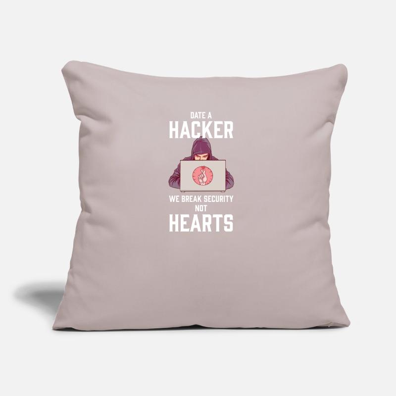 Hacker Programmeur Développeur Informatique Coussin et housse de 45 x 45 cm
