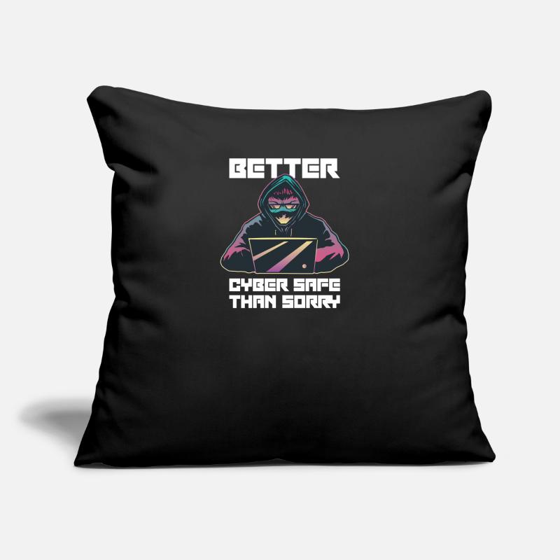 Hacker Programmeur Développeur Informatique Coussin et housse de 45 x 45 cm