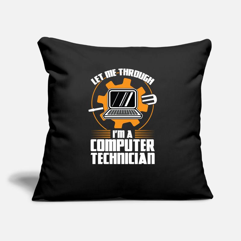 Technischer Support Computertechniker Technischer Sofakissen mit Füllung 45 x 45 cm