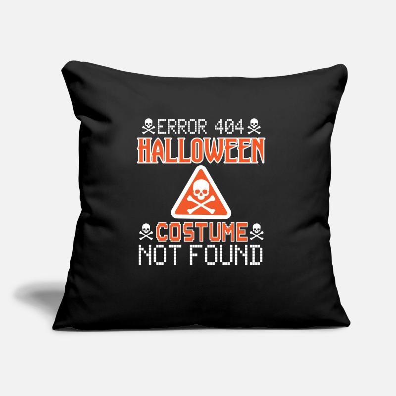 Error 404 Costume Not Found Halloween Coding Sofa pillow with filling 45cm x 45cm