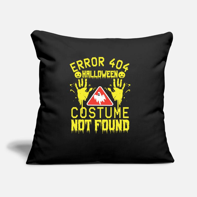 Error 404 Costume Not Found Halloween Coding Sofa pillow with filling 45cm x 45cm